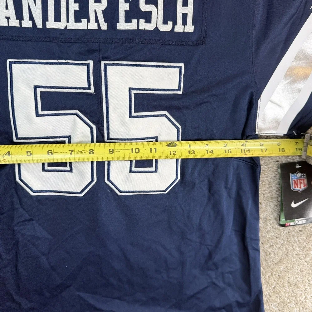 Dallas Cowboys Jersey Womens Medium Blue NFL Football Nike Vander Esch 55